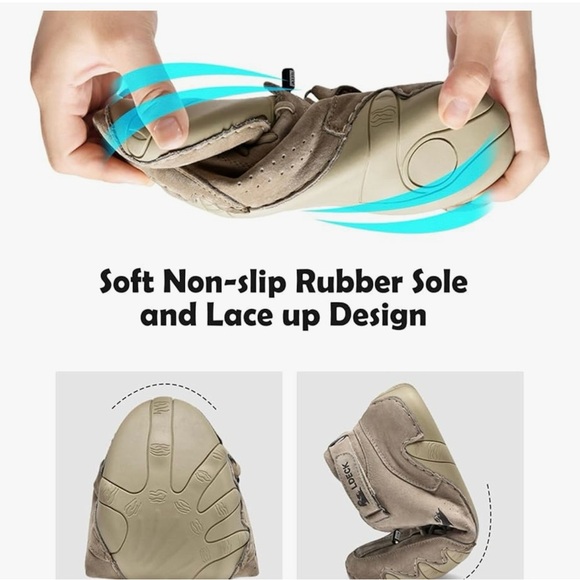 NEW DBECK Unisex suede Velcro leather Ankle Boots hiking waterproof shoe - Picture 3 of 14